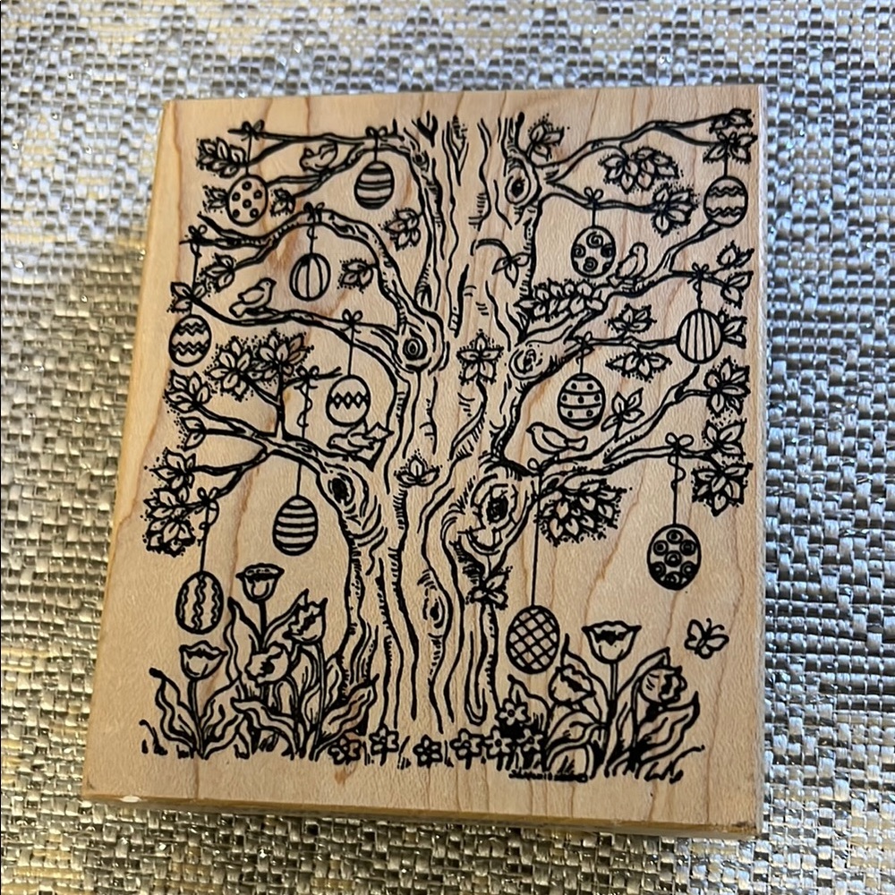 Decorative Wooden Tree Stamp